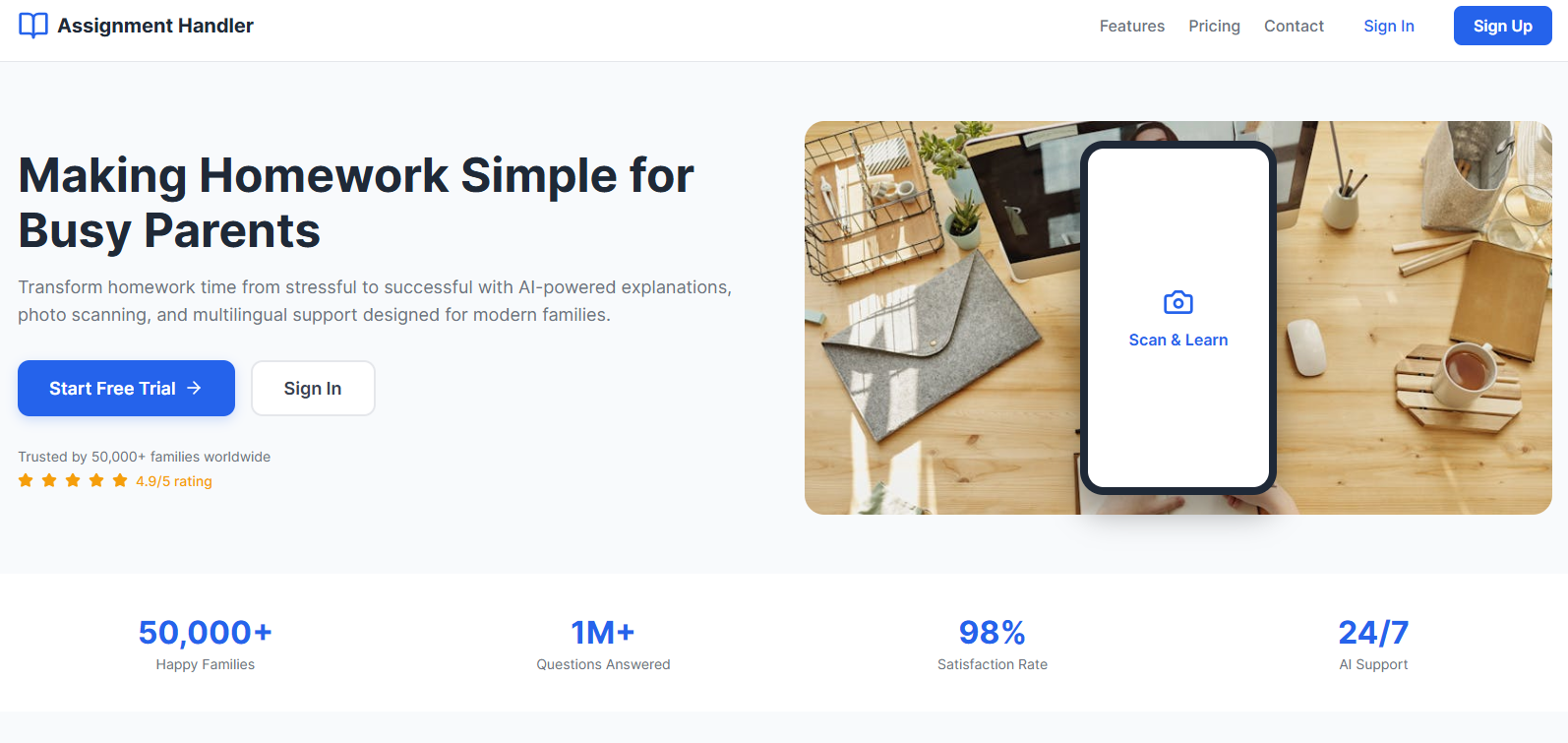 Assignment Handler App UI